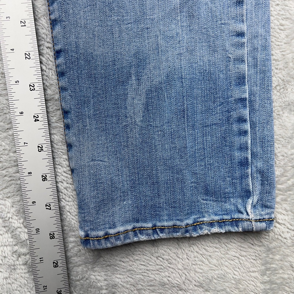 American Eagle Outfitters Mens Original Straight Jeans Light Wash 28x30 - Picture 3 of 11